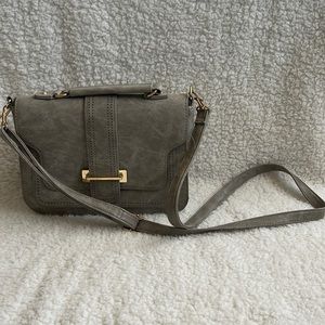 Maurice’s stone-colored crossbody purse
